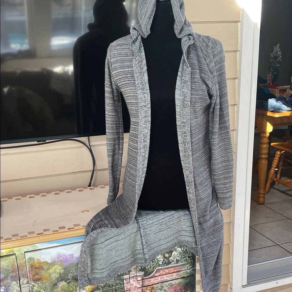 Ceny Hooded Open Sweater